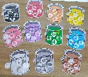 Support - Pots de peinture
