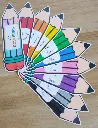 Support - Crayon XXL Les couleurs