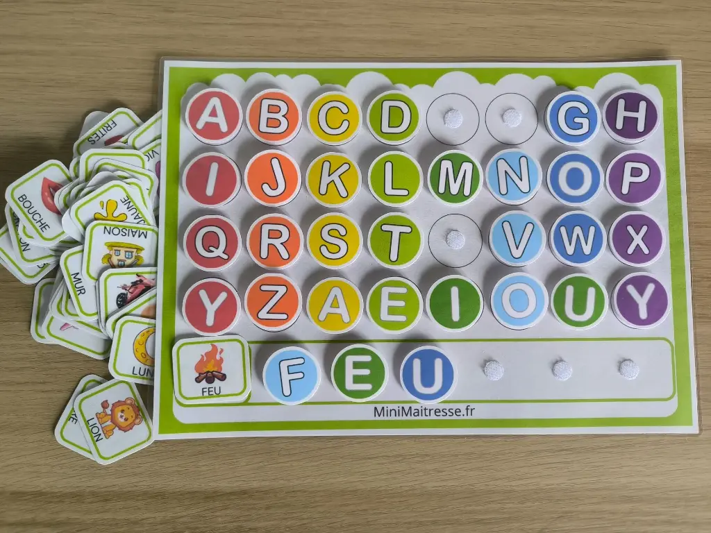 Support : J'écris mes premiers mots