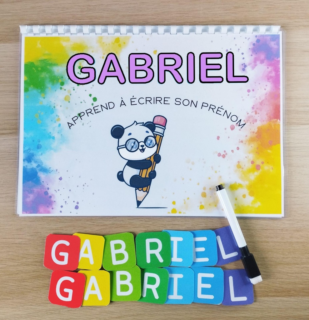 Apprendre à  écrire son prénom - MAJ